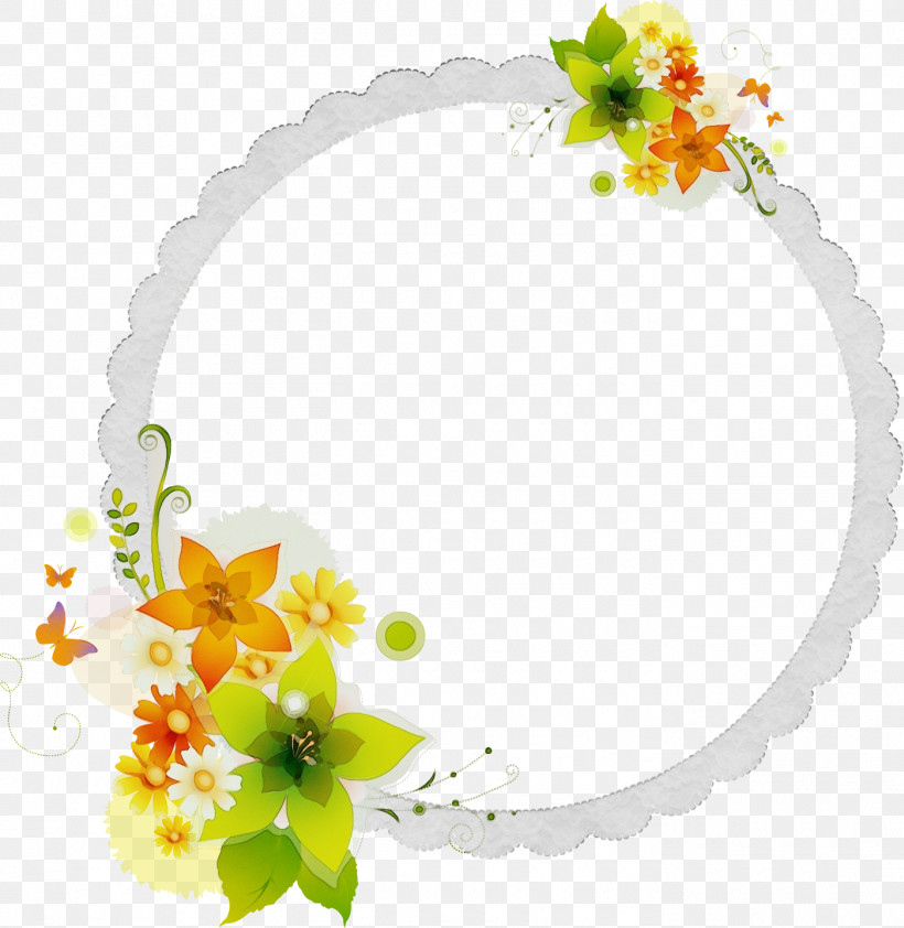 Plant Flower, PNG, 1400x1439px, Flower Circle Frame, Floral Circle Frame, Flower, Paint, Plant Download Free