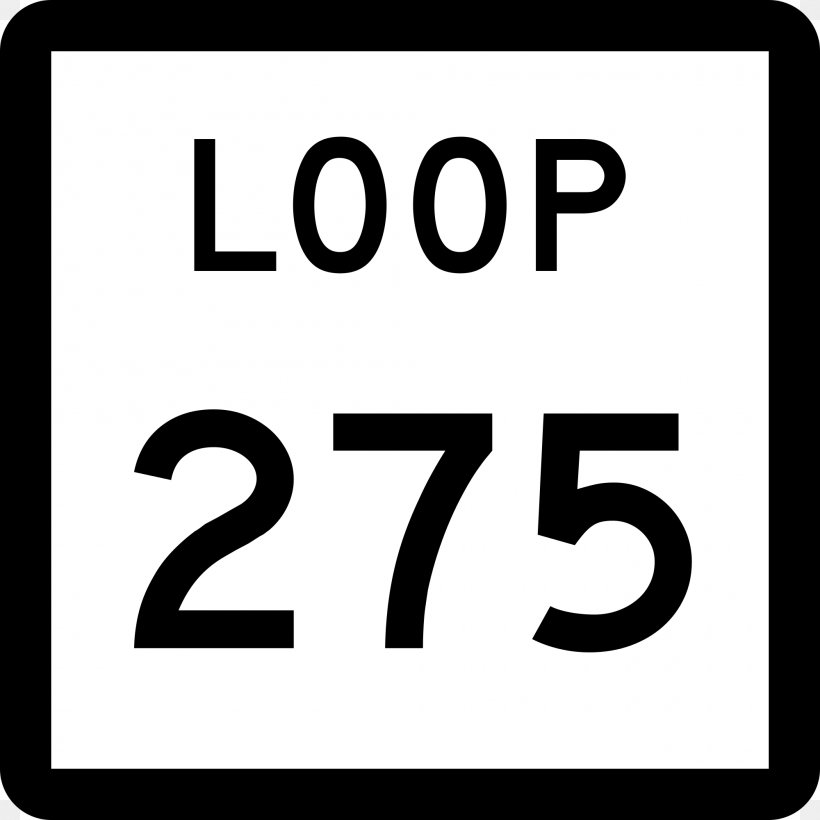 Texas State Highway Loop 1604 Texas State Highway System Texas State Highway Loop 494 Highway Shield, PNG, 2000x2000px, Loop, Area, Black And White, Brand, Highway Download Free