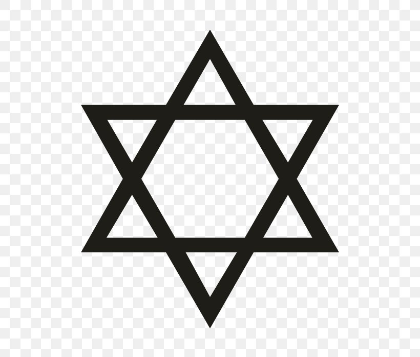 Clip Art Star Of David Vector Graphics Illustration Openclipart, PNG, 696x696px, Star Of David, Area, Black And White, Brand, Istock Download Free