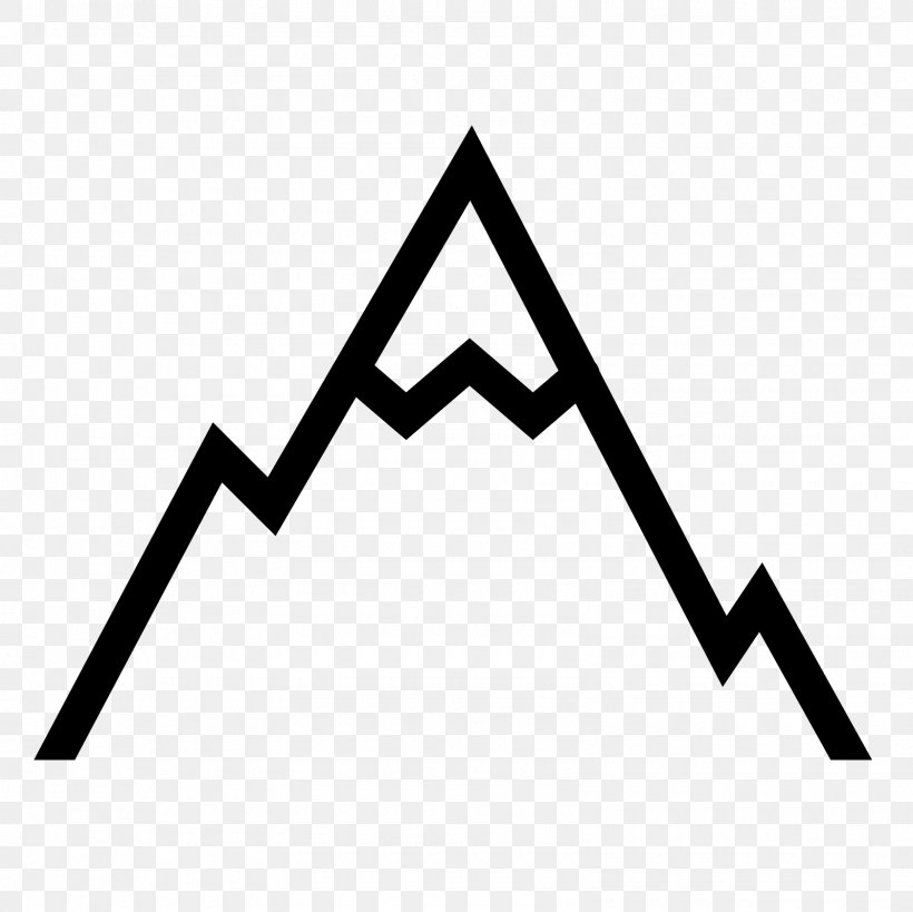 Mountain, PNG, 1600x1600px, Mountain, Area, Black, Black And White, Brand Download Free