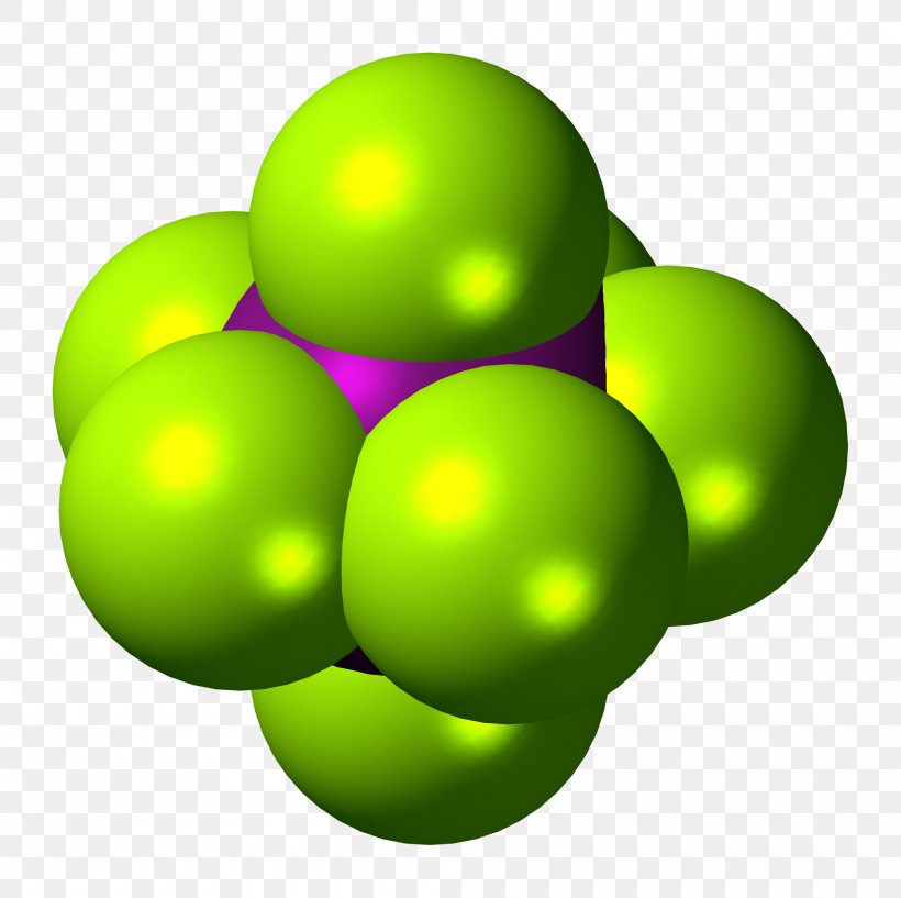 Iodine Heptafluoride Fluorine Molecule Space-filling Model, PNG, 2000x1994px, Iodine, Ball, Chemical Element, Covalent Bond, Fluorine Download Free