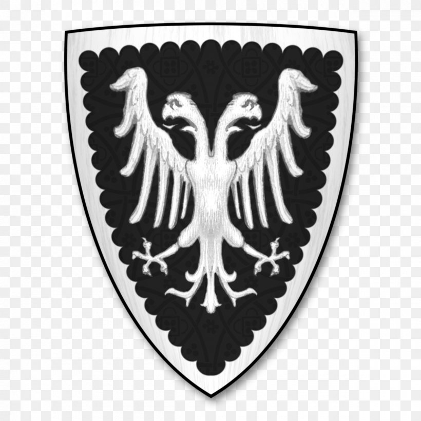 White Emblem, PNG, 1200x1200px, White, Black And White, Emblem, Shield, Wing Download Free