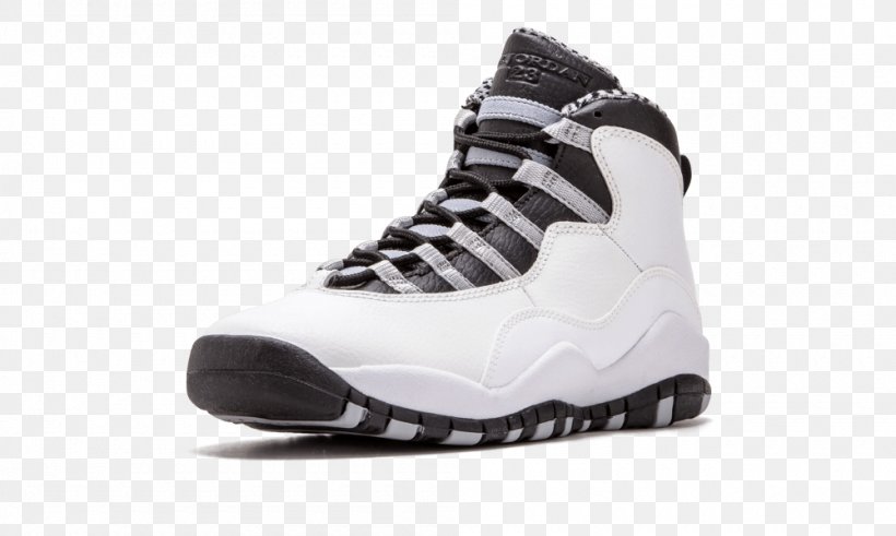 Air Jordan 10 Retro Men's Shoe, PNG, 1000x600px, Air Jordan, Athletic Shoe, Basketball Shoe, Black, Blue Download Free