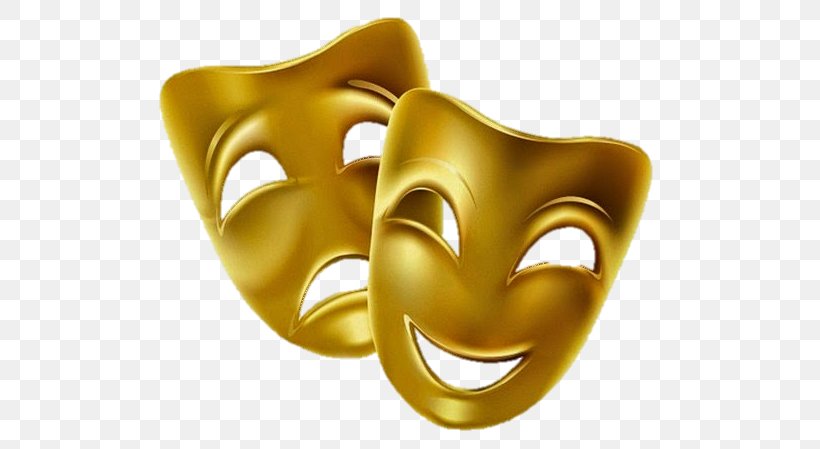 Comedy Theatre Tragedy Mask, PNG, 604x449px, Comedy, Art, Drama, Gold, Mask Download Free