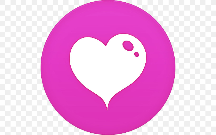 Heart Pink Purple Violet Magenta, PNG, 512x512px, Heart, Circle, Love, Magenta, Pink Download Free
