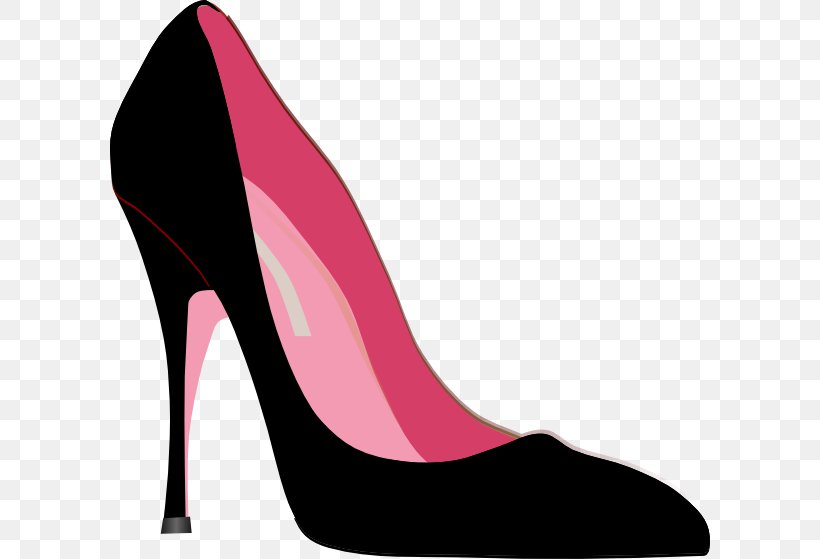 High-heeled Footwear Shoe Clip Art, PNG, 600x559px, Highheeled Footwear, Basic Pump, Boot, Flipflops, Footwear Download Free