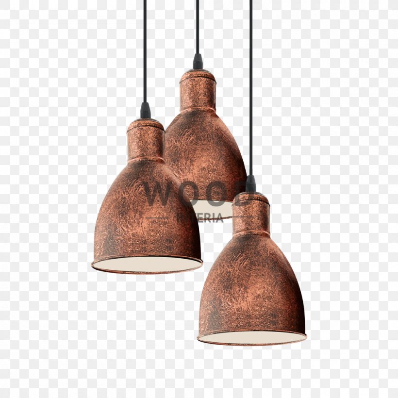 Light Fixture EGLO Pendant Light Lighting, PNG, 1000x1000px, Light, Ceiling Fixture, Chandelier, Copper, Edison Screw Download Free