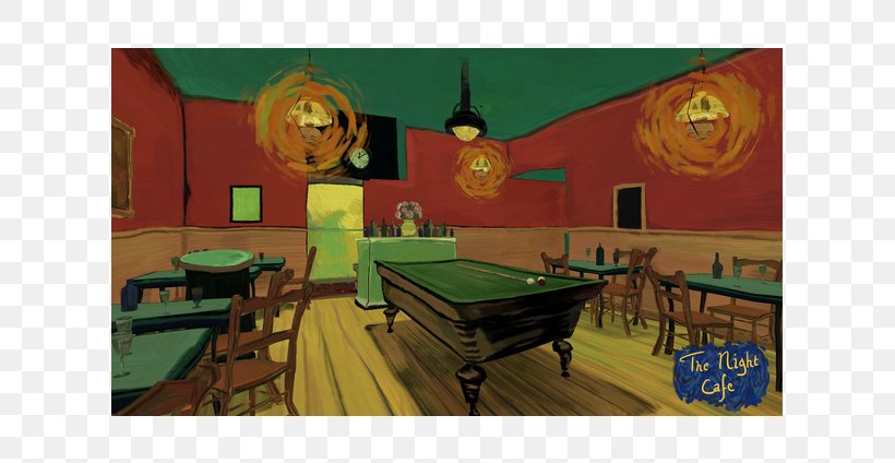 The Night Café The Starry Night Painting Artist, PNG, 615x424px, Starry Night, Art, Artist, Billiard Room, Billiard Table Download Free