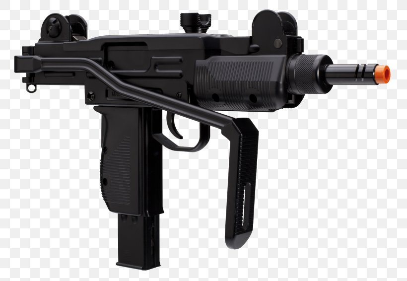 Airsoft Guns Firearm Uzi Submachine Gun Blowback, PNG, 800x566px, Watercolor, Cartoon, Flower, Frame, Heart Download Free