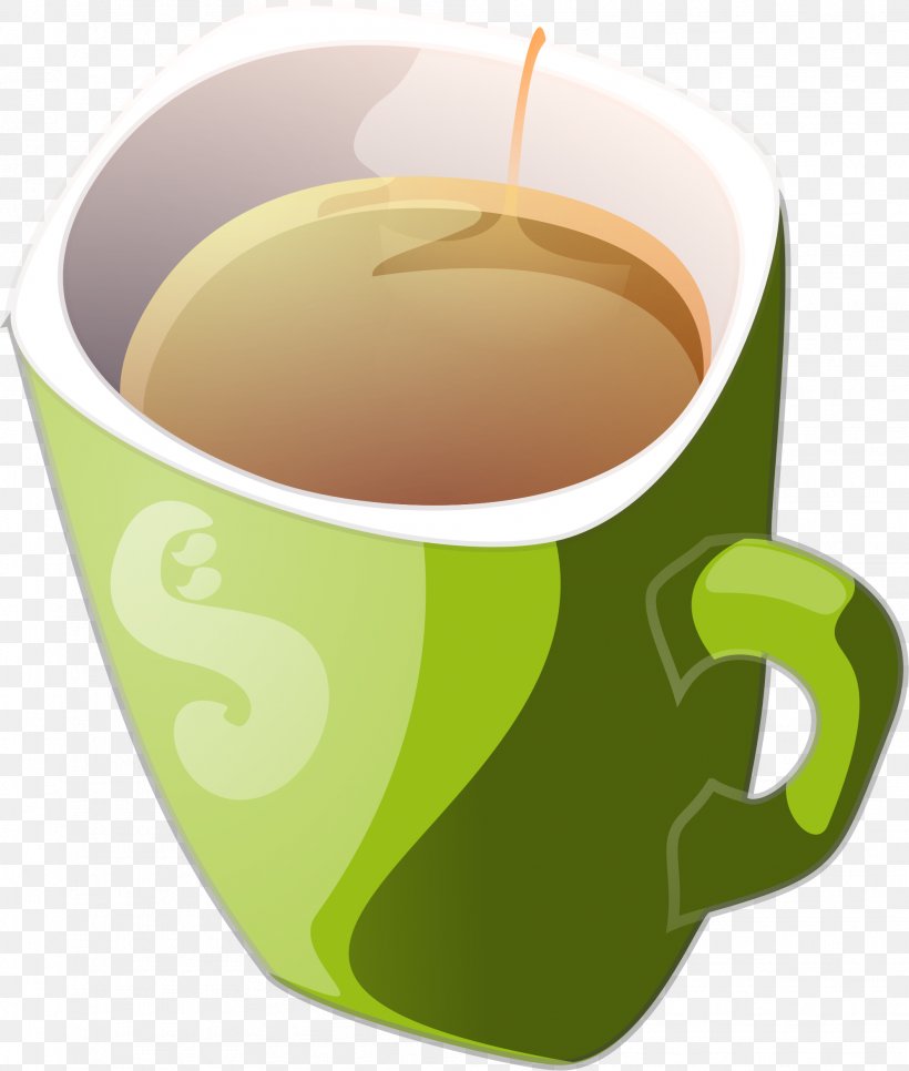 Green Tea Coffee Iced Tea Clip Art, PNG, 1993x2348px, Tea, Ahmad Tea, Caffeine, Coffee, Coffee Cup Download Free