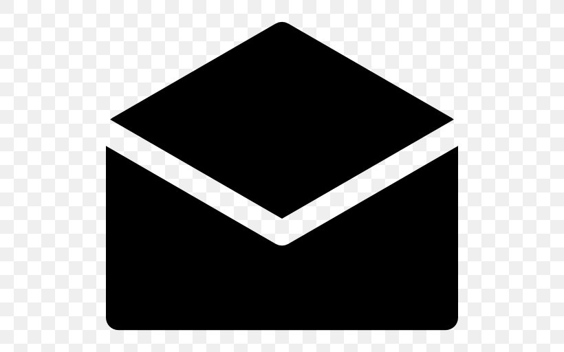 Mail Envelope Silhouette, PNG, 512x512px, Mail, Black, Black And White, Drawing, Email Download Free