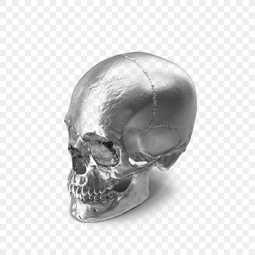 Skull Bone, PNG, 1000x1000px, Skull, Black And White, Bone, Browser Extension, Chromium Download Free