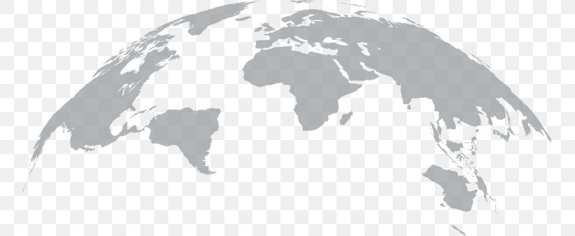 World Map Eriez, PNG, 755x337px, World, Black And White, Earth, Eriez, Eriez Magnetics Download Free