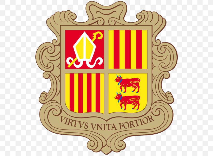 Coat Of Arms Of Andorra National Coat Of Arms Flag Of Andorra, PNG, 560x599px, Andorra, Coat Of Arms, Coat Of Arms Of Andorra, Coat Of Arms Of Catalonia, Coprince Of Andorra Download Free