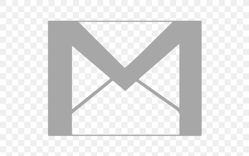 Gmail Notifier Email Google, PNG, 512x512px, Gmail, Black, Black And White, Diagram, Email Download Free