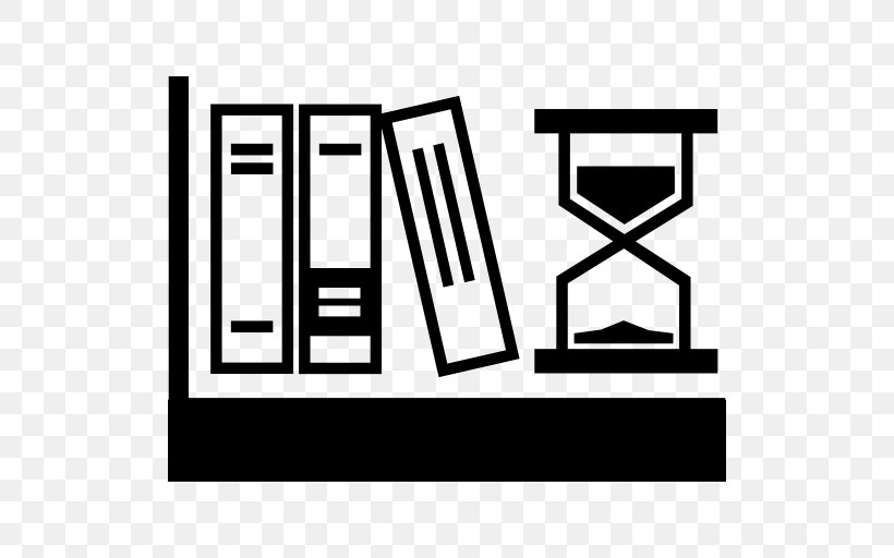 Hourglass Book Reading Information Time, PNG, 512x512px, Hourglass, Area, Black And White, Book, Brand Download Free