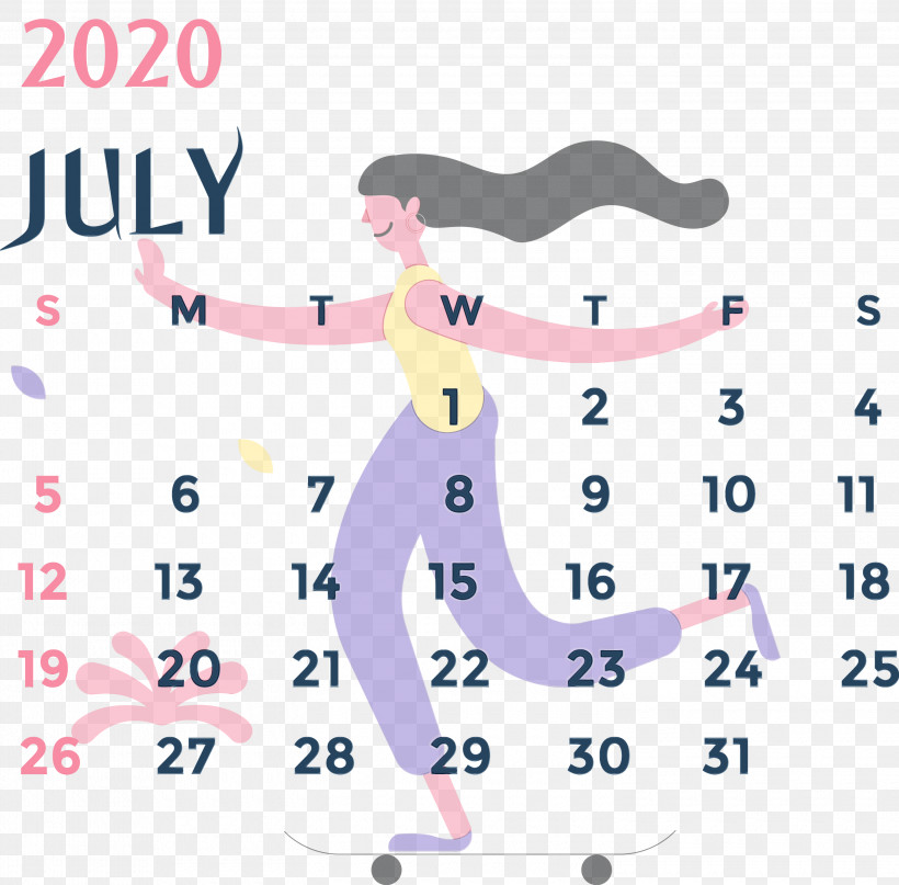 Pink M Line Point Shoe Fashion, PNG, 3000x2956px, 2020 Calendar, July 2020 Printable Calendar, Area, Behavior, Calendar System Download Free