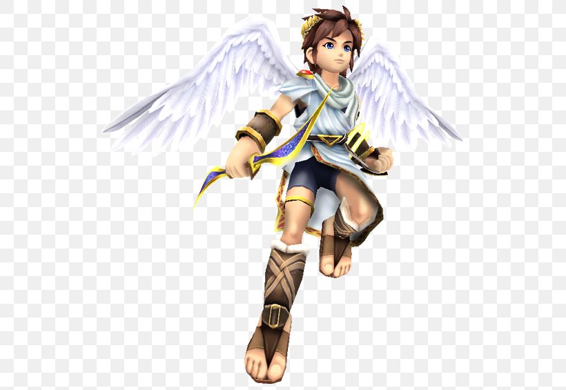 Super Smash Bros. Brawl Kid Icarus: Uprising Super Smash Bros. For Nintendo 3DS And Wii U Pit, PNG, 547x565px, Watercolor, Cartoon, Flower, Frame, Heart Download Free