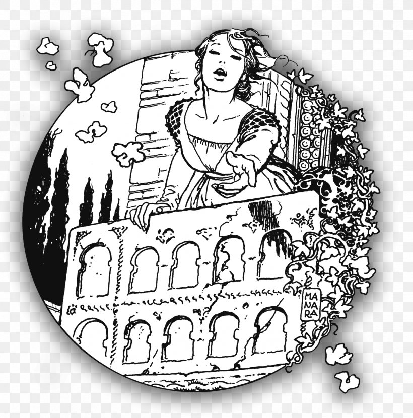 Club Di Giulietta Romeo And Juliet Drawing Casa Di Giulietta, PNG, 1311x1327px, Romeo And Juliet, Art, Artwork, Black And White, Drawing Download Free