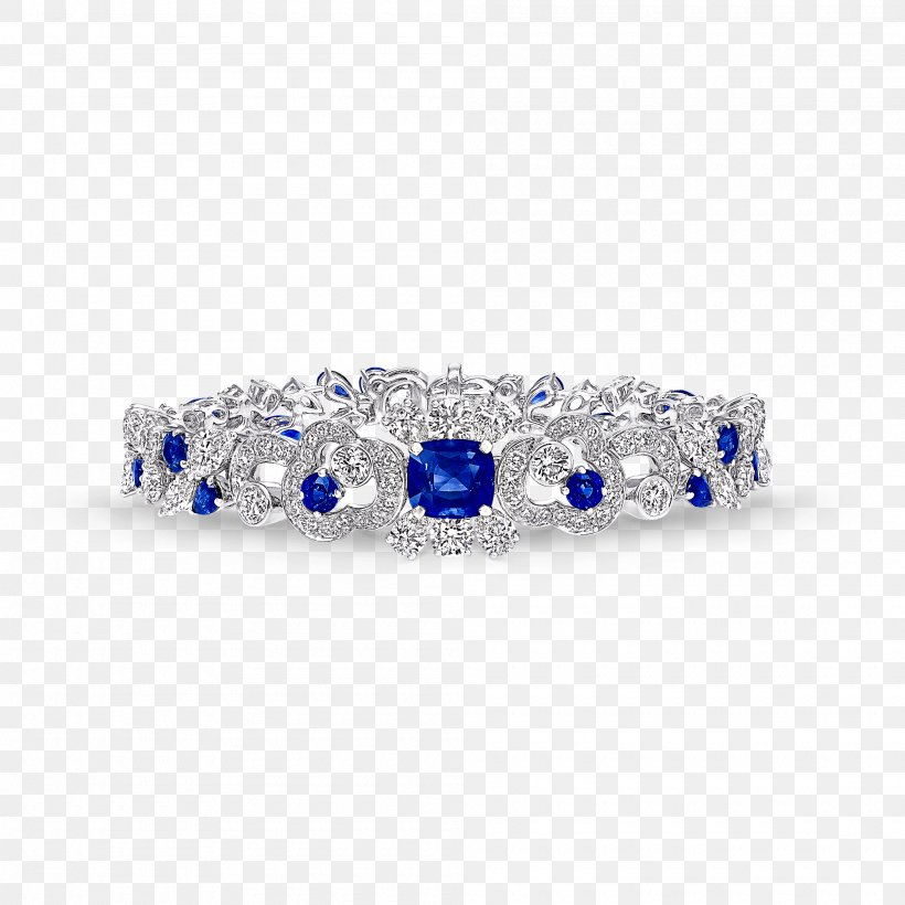 Graff Diamonds Bracelet Sapphire Jewellery, PNG, 2000x2000px, Graff Diamonds, Bling Bling, Blue, Body Jewelry, Bracelet Download Free