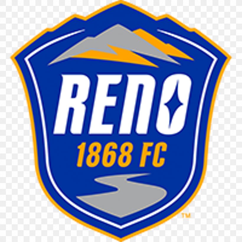 Reno 1868 FC United Soccer League Logo Football Wilmington Hammerheads FC, PNG, 1024x1024px, United Soccer League, Area, Blue, Brand, Electric Blue Download Free