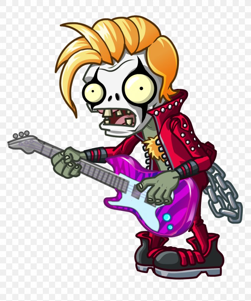 Plants Vs. Zombies 2: It's About Time The Zombies Bass Guitar, PNG, 1000x1200px, Watercolor, Cartoon, Flower, Frame, Heart Download Free