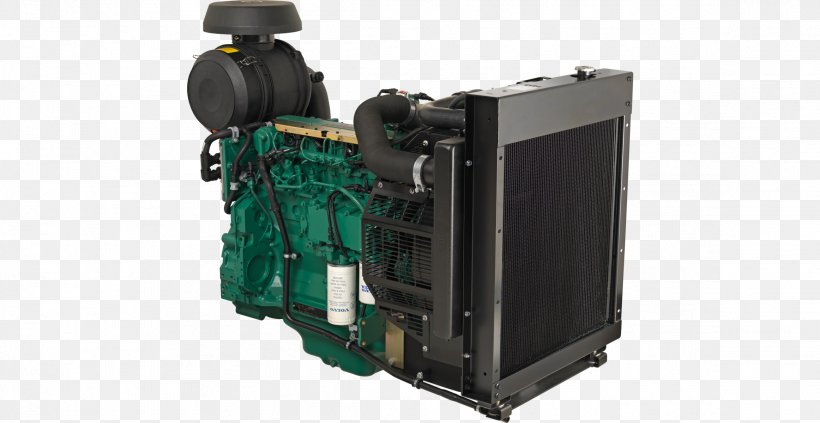 AB Volvo Diesel Engine Diesel Generator Electric Generator, PNG, 2324x1200px, Ab Volvo, Cylinder, Diesel Engine, Diesel Fuel, Diesel Generator Download Free