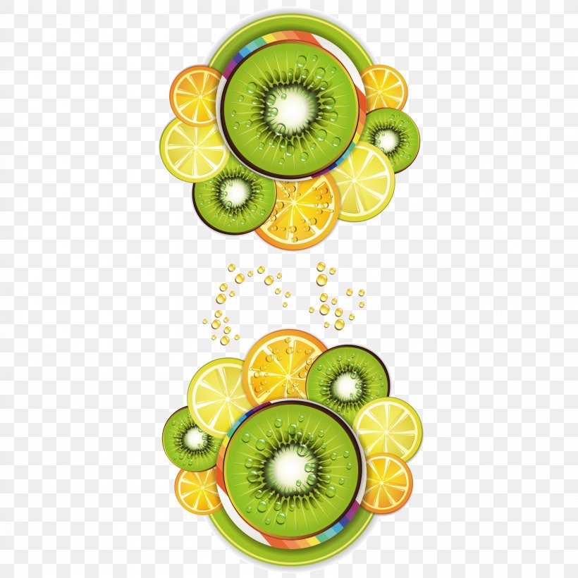 Kiwifruit Poster, PNG, 1667x1667px, Fruit, Auglis, Creativity, Designer, Floral Design Download Free