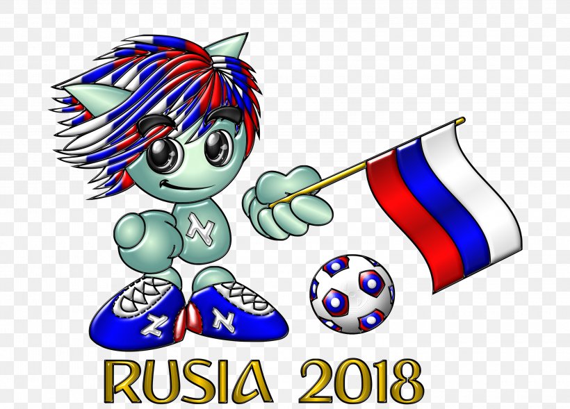 2018 World Cup Clip Art 2014 FIFA World Cup Football Zabivaka, PNG, 3000x2155px, 2014 Fifa World Cup, 2018, 2018 World Cup, Cartoon, Fictional Character Download Free