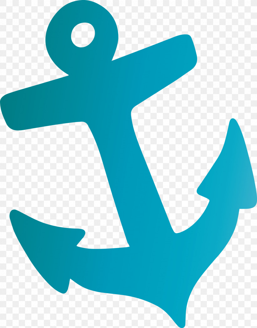 Anchor, PNG, 2350x2999px, Anchor, Line, Meter, Turquoise Download Free