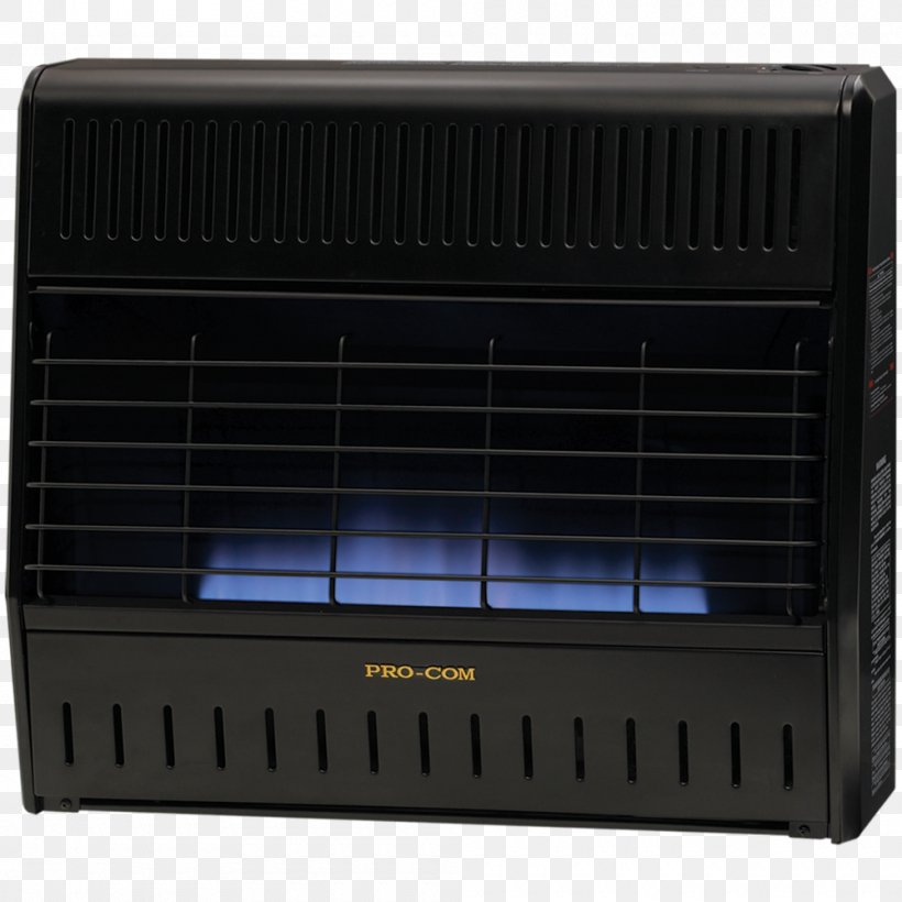 Gas Heater Natural Gas Propane Central Heating, PNG, 1000x1000px, Heater, British Thermal Unit, Central Heating, Electricity, Fireplace Download Free