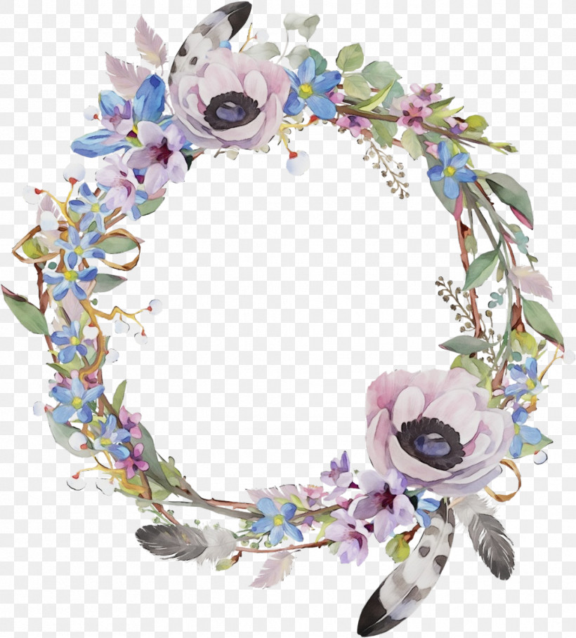 Wreath Headpiece Hair Accessory Flower Plant, PNG, 1013x1123px, Watercolor, Flower, Hair Accessory, Headpiece, Jewellery Download Free