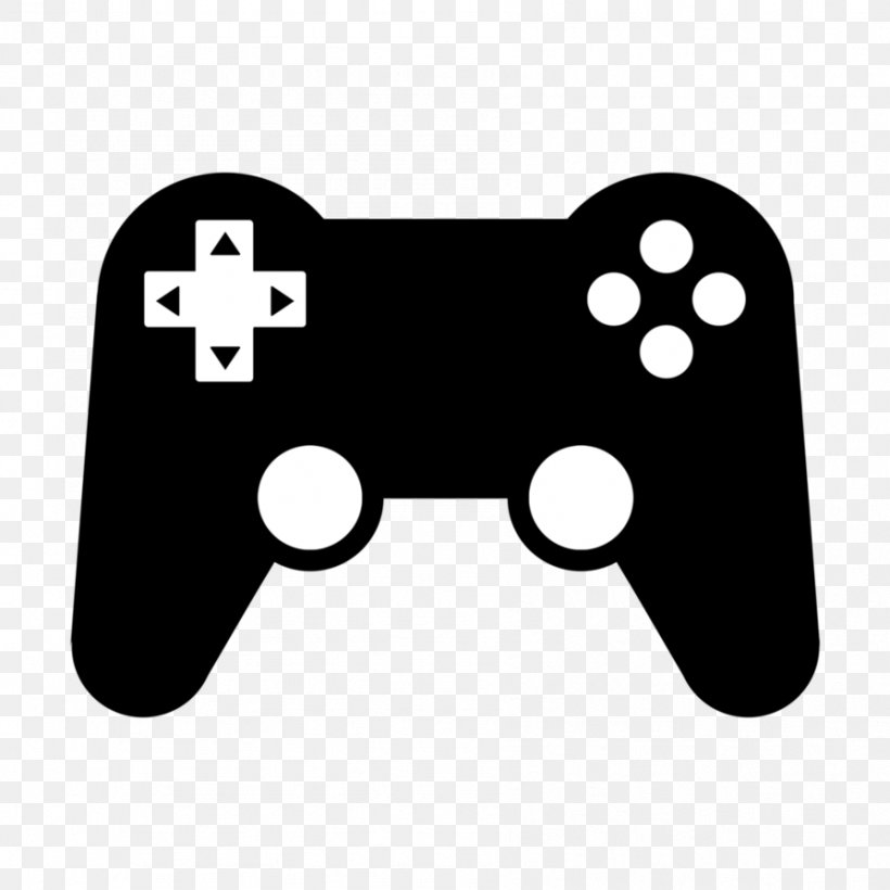 Joystick Game Controllers Video Game, PNG, 894x894px, Joystick, All Xbox Accessory, Black, Black And White, Flat Design Download Free