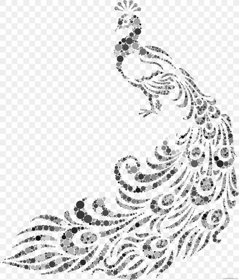 Clip Art Peafowl, PNG, 1965x2310px, Peafowl, Area, Art, Black And White, Body Jewelry Download Free