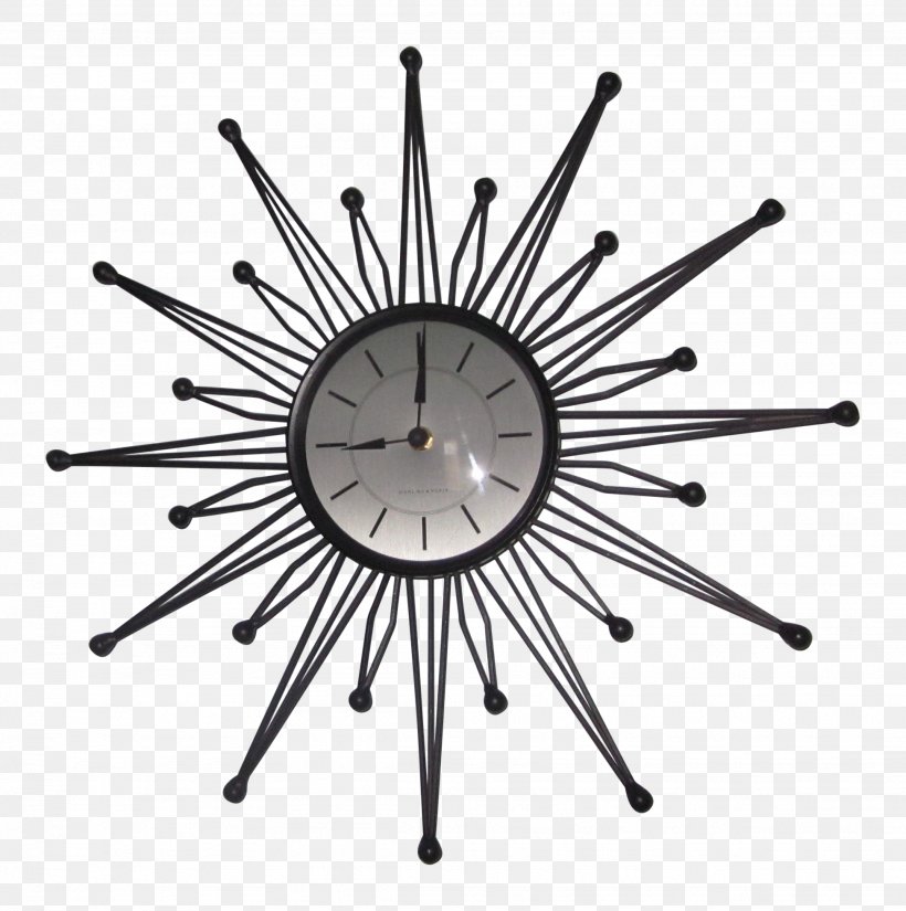 Sterling & Noble Wall Clock Mid-century Modern Retro Style Antique, PNG, 1948x1962px, Clock, Antique, Home Accessories, Interior Design Services, Midcentury Modern Download Free