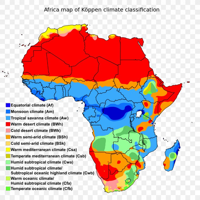 SubSaharan Africa Climate Of Africa Köppen Climate Classification, PNG