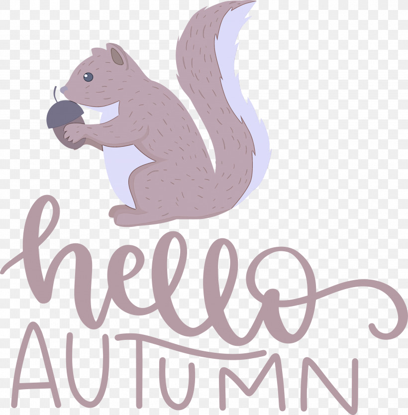 Hello Autumn, PNG, 2949x3000px, Hello Autumn, Beaver, Cartoon, Cat, Dog Download Free