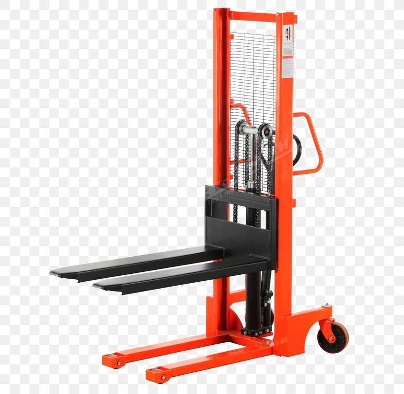 Stacker Pallet Jack Forklift Material Handling, PNG, 676x800px, Stacker, Business, Forklift, Hardware, Heavy Machinery Download Free