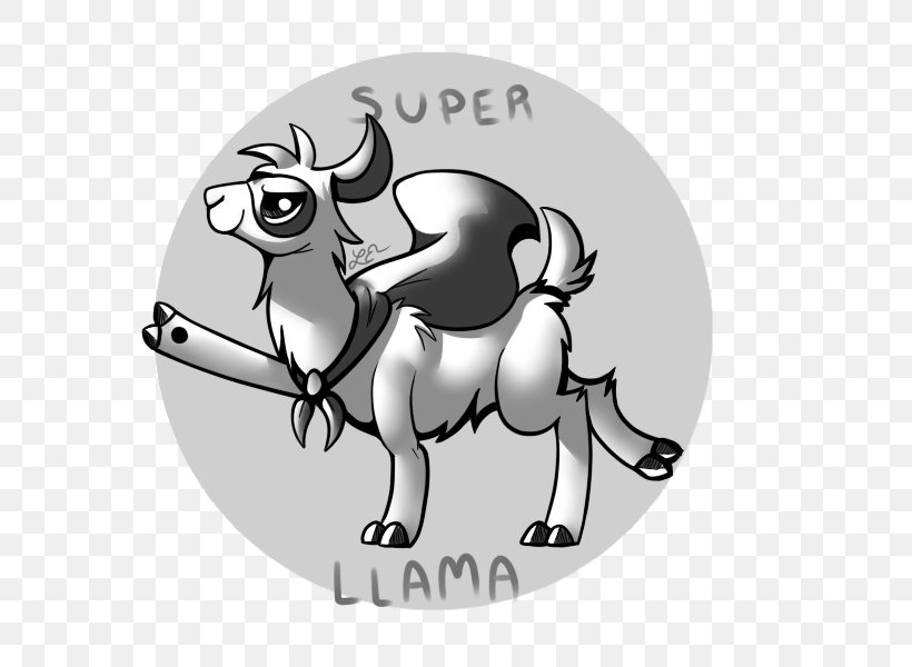Drawing Llama Horse DeviantArt Digital Art, PNG, 800x600px, Drawing, Animal, Art, Black And White, Cartoon Download Free