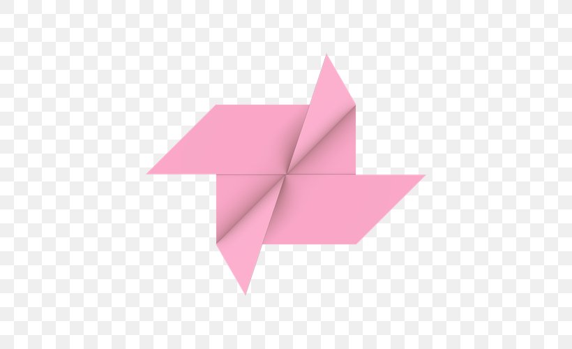 Origami Paper Origami For Fun! Pinwheel, PNG, 500x500px, Origami, Art Paper, Magenta, Origami For Fun, Origami Paper Download Free