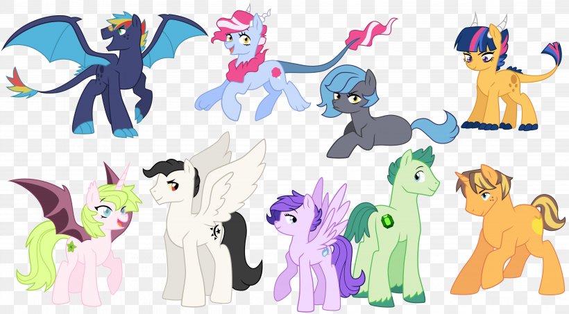 Pony Princess Celestia Rainbow Dash Princess Luna Winged Unicorn, PNG, 4584x2534px, Pony, Animal Figure, Area, Art, Cartoon Download Free
