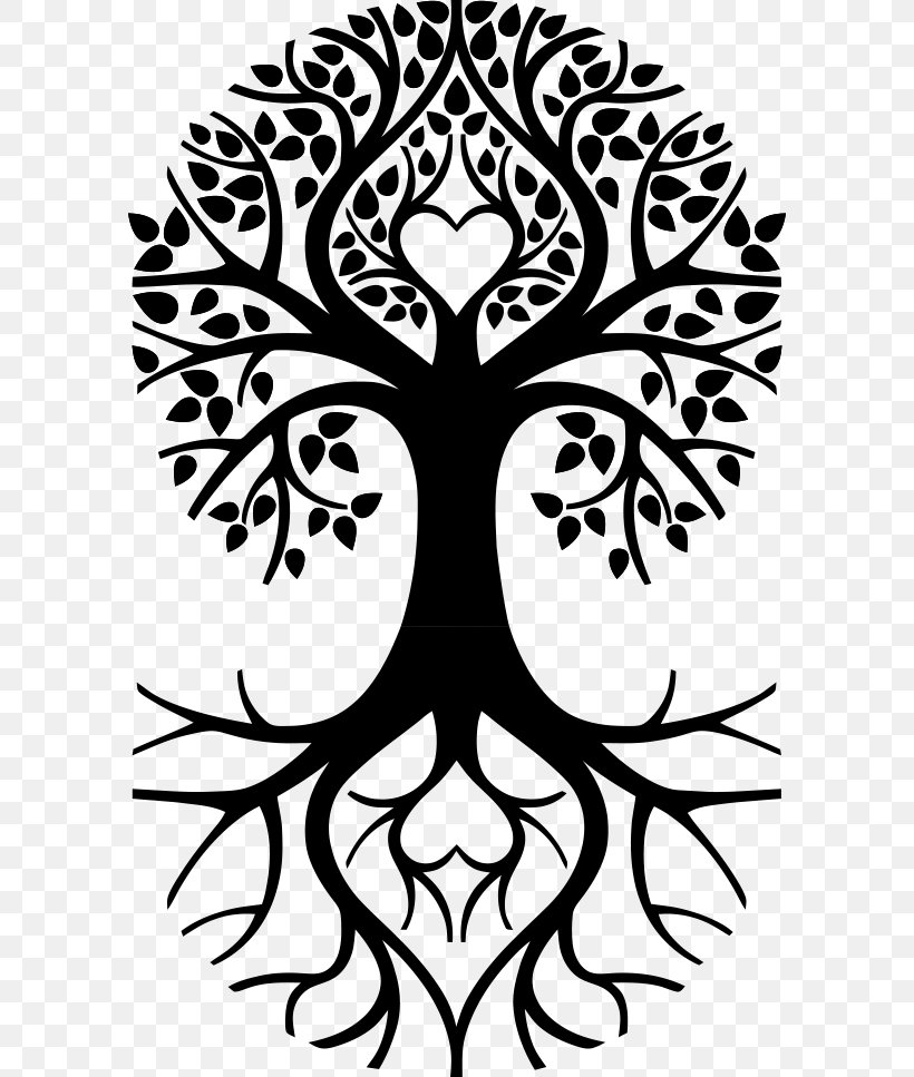Tree Of Life Symbol Image Logo, PNG, 590x967px, Tree Of Life, Arborvitae, Art, Blackandwhite, Botany Download Free