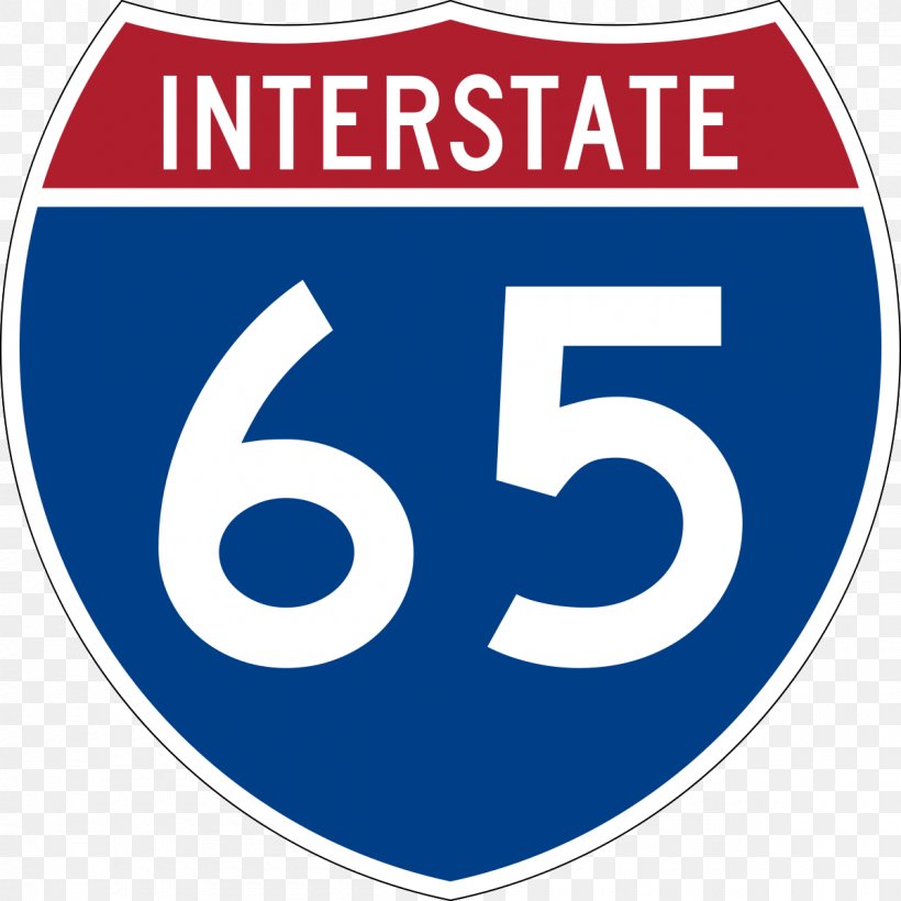 Interstate 65 Interstate 70 Interstate 5 Interstate 95 Interstate 40, PNG, 1200x1200px, Interstate 65, Area, Blue, Brand, Highway Download Free