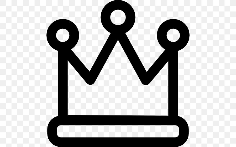 Crown Icon, PNG, 512x512px, Tool, Area, Black And White, Sign, Symbol Download Free