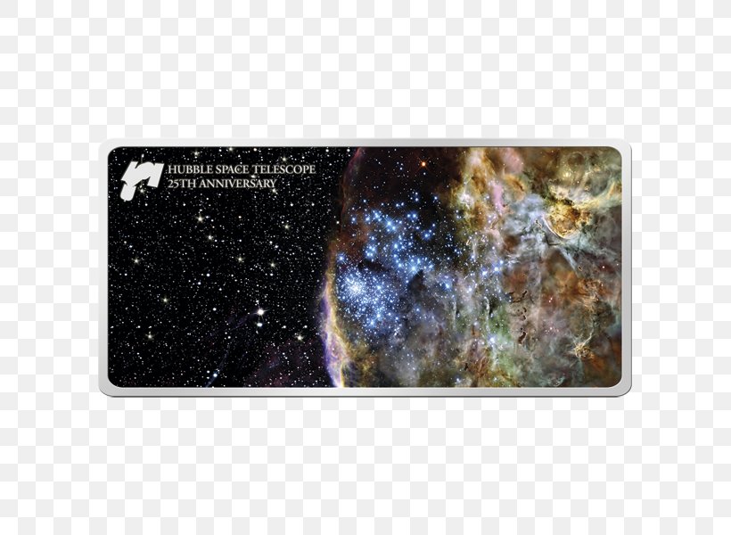 Hubble Space Telescope Outer Space Silver Coin, PNG, 600x600px, Hubble Space Telescope, Astronomy, Carina Nebula, Coin, Color Download Free