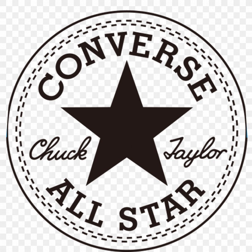T-shirt Chuck Taylor All-Stars Converse Crew Neck Logo, PNG, 866x866px, Tshirt, Area, Black And White, Brand, Chuck Taylor Download Free