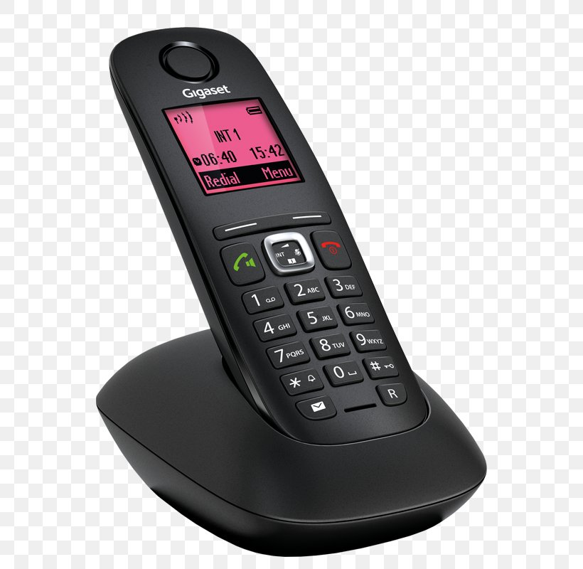 Digital Enhanced Cordless Telecommunications Cordless Telephone Gigaset A540 Gigaset Communications, PNG, 800x800px, Cordless Telephone, Answering Machine, Caller Id, Communication Device, Electronics Download Free