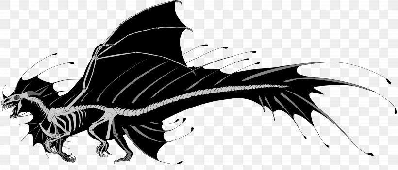 Dragon Wings Of Fire Buffalo Wing Legendary Creature, PNG, 7000x3000px, Dragon, Anatomy, Art, Automotive Design, Bat Download Free