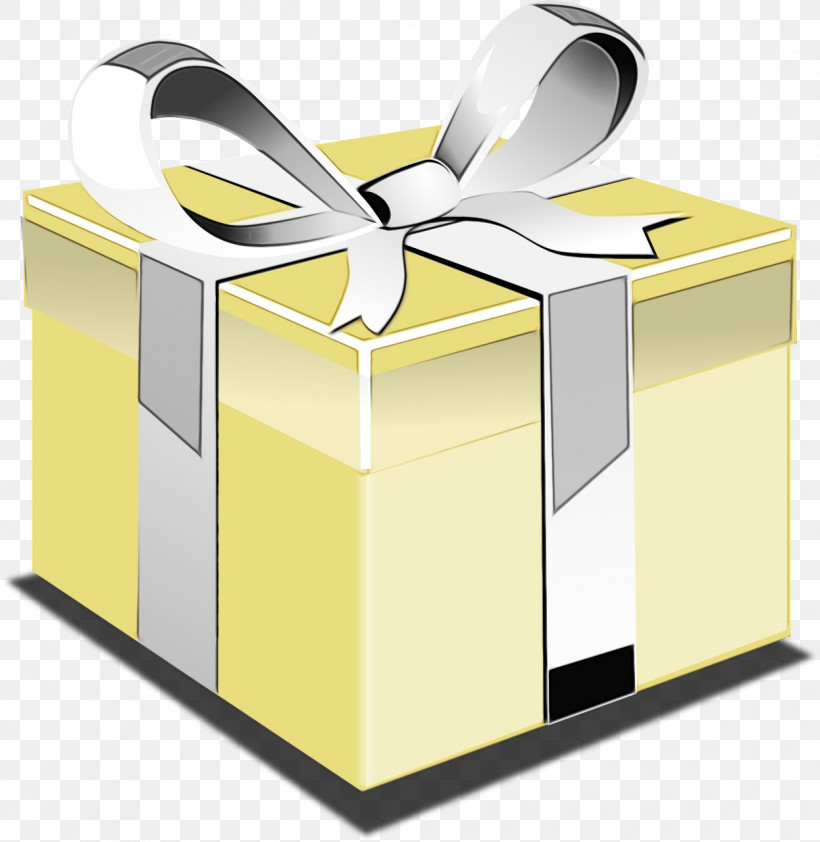Ribbon Yellow Box Shipping Box Material Property, PNG, 1246x1280px, Watercolor, Box, Carton, Material Property, Paint Download Free
