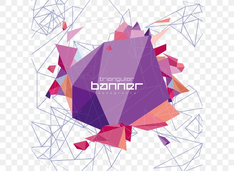Colorful Banners Vector Graphics Creative Tag, PNG, 600x600px, Triangle, Abstract Art, Abstract Differential Geometry, Abstraction, Art Paper Download Free
